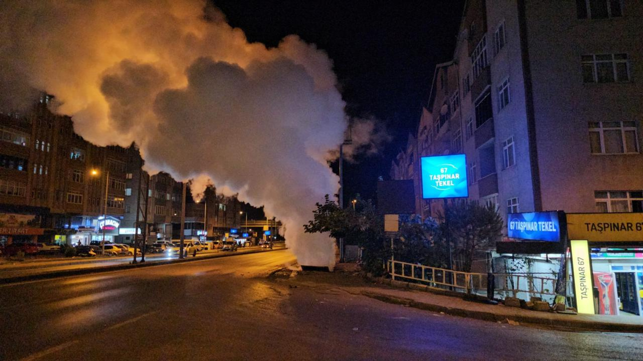 Zonguldak’ta korkutan patlama